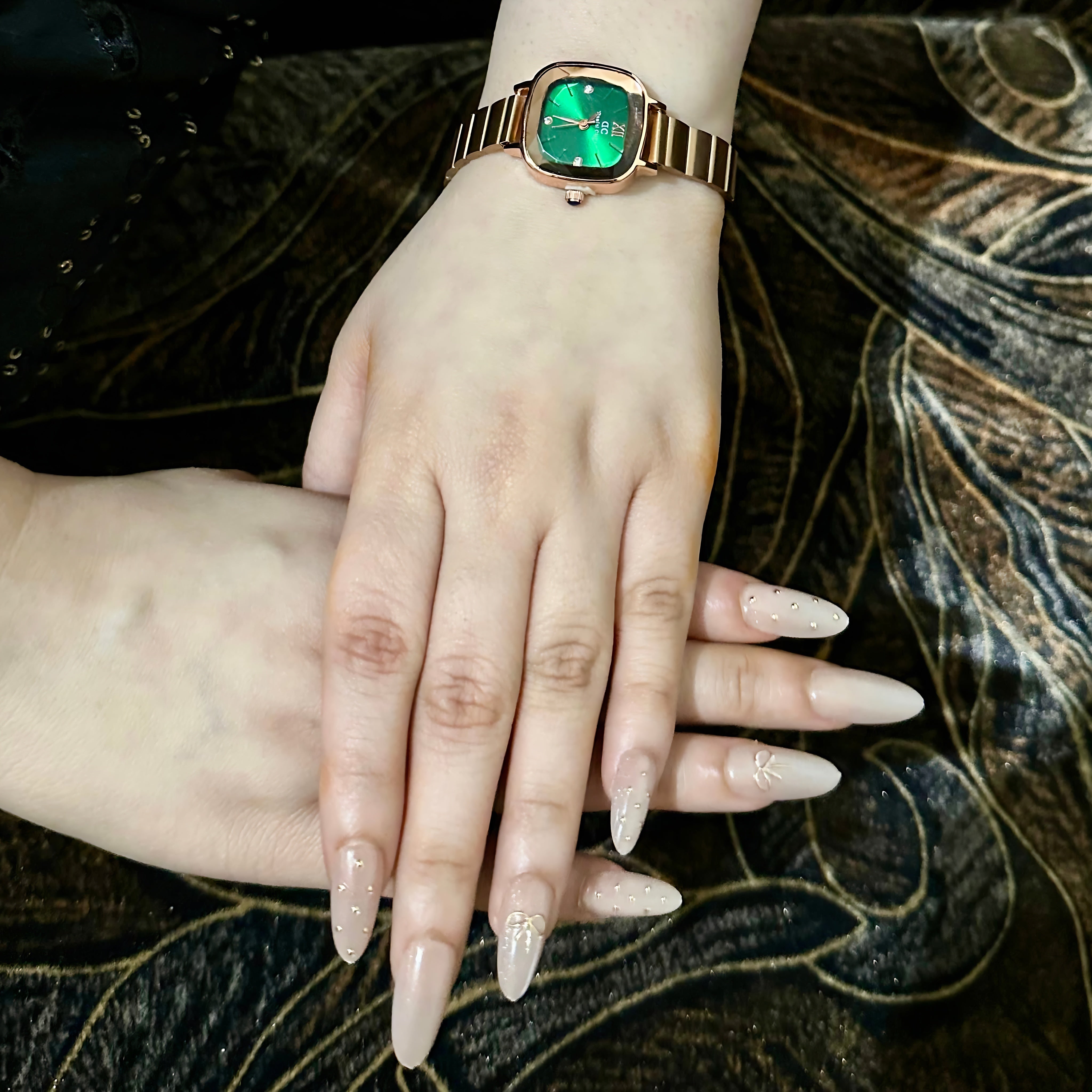 Verde Royale Luxe Square Watch